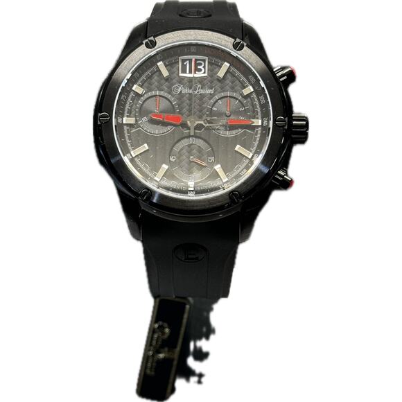 Pierre Laurent Men's Performance Swiss Chronograph Watch 45mm Luxury NWT $850 - Picture 5 of 13